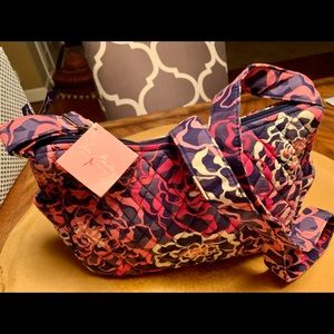 Vera Bradley On The Go CrossbodyTote Purse Handbag Satchel RETIRED Katalina Pink